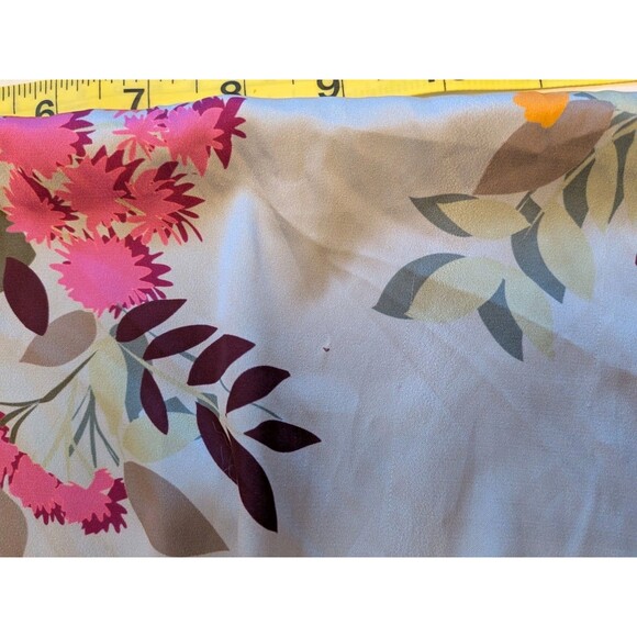 Boston Proper Sz 18 Floral Satin Sequin Kimono Dress Ethereal Feminine Glam - Picture 11 of 13